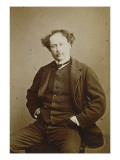 Alexandre Dumas fils (1824-1895), écrivain et dramaturge français Reproduction procédé giclée par Gaspard Félix Tournachon