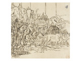Etude pour le Triomphe d'Alexandre Lámina giclée por Gustave Moreau Etude pour le Triomphe d'Alexandre Lámina giclée por Gustave Moreau
