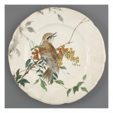 Service Lambert-Rousseau : assiette plate Reproduction procédé giclée par Henri Lambert