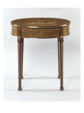 Table-guéridon ovale Giclee Print by David Roentgen