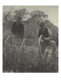 Setting up the Bow-net (pose de la nasse) Giclee Print by Peter Henry Emerson