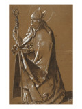 Saint Nicolas de Bari Giclee-trykk av Hans Baldung Grien