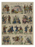 Scènes de camp sous Louis XIV Lámina giclée