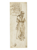 Etude d'un pendu reproduction procédé giclée par Leonardo da Vinci 