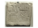 Stèle de Aamerout adorant le dieu crocodile Sobek Lámina giclée Stèle de Aamerout adorant le dieu crocodile Sobek Lámina giclée