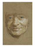 Auto-portrait reproduction procédé giclée par Maurice Quentin de La Tour
