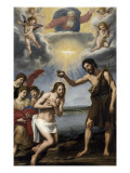 Le Baptême du Christ Giclée-Druck von Ottavio Vannini