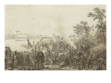 Reddition de la ville et forteresse de Spandan, le 25 octobre 1806 Giclee Print by Benjamin Zix