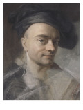 Autoportrait (1742 ) reproduction procédé giclée par Maurice Quentin de La Tour
