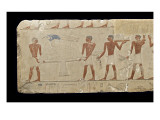 Relief : défilé de porteurs d'offrandes Lámina giclée