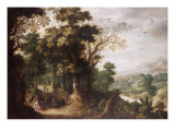 Saint Jean-Baptiste annonçant la venue du Messie Lámina giclée por Abraham Govaerts Saint Jean-Baptiste annonçant la venue du Messie Lámina giclée por Abraham Govaerts