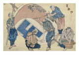 Scènes de rue nouvellement publiées reproduction procédé giclée par Katsushika Hokusai