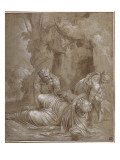 Saint Antoine tourmenté par les démons Reproduction procédé giclée par Paolo Véronèse