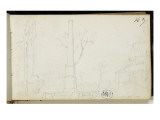 Carnet de croquis; étude de village Lámina giclée por Jean-Baptiste Carpeaux