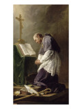 Saint Fran?s de Sales Lámina giclée por Nicolas Brenet