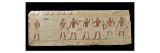 Relief : défilé de porteurs d'offrandes Lámina giclée