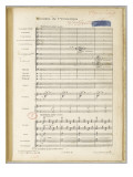 Spring Rounds: "Images" for Orchestra No. 3: Page 1 Giclee Print by Achille-Claude Debussy