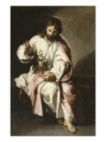 Saint Jean Evangéliste et la coupe empoisonnée Lámina giclée por Alonso Cano