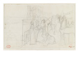 Sémiramis construisant Babylone Reproduction procédé giclée par Edgar Degas
