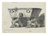 Un sarcophage reproduction procédé giclée par Jacques-Louis David