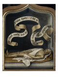 Saint Jean-Baptiste et un chanoine donateur reproduction procédé giclée par Jan Provost