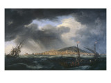 Port de Sète Reproduction procédé giclée par Claude-Joseph Vernet