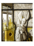 Vitrail : les joueurs d'échecs Lámina giclée