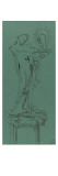Etude pour un projet de statue: Salomé portant la tête de saint Jean-Baptiste Giclee Print by Gustave Moreau
