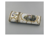 Etui de couture : paysage avec pêcheurs et ferme au bord d'un étang Giclee Print