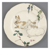 Service Lambert-Rousseau : assiette plate Reproduction procédé giclée par Henri Lambert