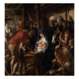 L'adoration des Bergers Giclee Print by Jacob Jordaens