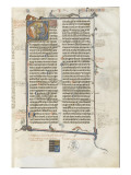 Oeuvres scientifiques par Aristote. Initiale historiée Lámina giclée Oeuvres scientifiques par Aristote. Initiale historiée Lámina giclée