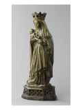 Statuette : Vierge à l'Enfant en pied reproduction procédé giclée
