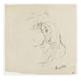Etude de cheval, tête et poitrail Gicleetryck av Louis Anquetin Etude de cheval, tête et poitrail Gicleetryck av Louis Anquetin