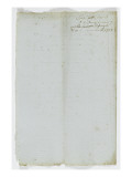 Etat des comptes des travaux de la maison Bonaparte Lámina giclée
