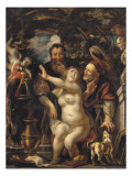 Suzanne et les vieillards reproduction procédé giclée par Jacob Jordaens