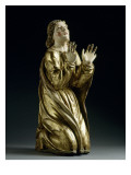 Saint Thomas: fragment présumé d'un groupe représentant le "Miracle de la ceinture de la Vierge" reproduction procédé giclée