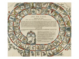 Jeu de l'oie, jeu de plaisir et de récréation Reproduction procédé giclée