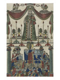 Sainte Marie reine de la terre et du ciel reproduction procédé giclée
