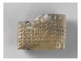 Shelf: List of Gifts Sent to the King of the Hittites Giclee Print