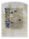 Le Livre d'Heures d'Etienne Chevalier : L'Office des morts, Job sur son fumier Giclee Print by Jean Fouquet