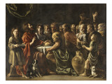 La cène Reproduction procédé giclée par Louis Le Nain