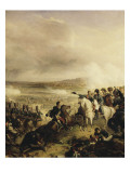 L'empereur Napoléon Ier sur le champ de bataille de Heilsberg, le 11 juin 1807 Reproduction procédé giclée par Joseph Nicolas Jouy