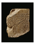 Tablet Bearing the Text of a Sumerian Creation Myth reproduction procédé giclée