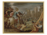 L'Assaut de Jérusalem reproduction procédé giclée par Ambroise Dubois