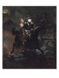 La Ballade de Lénore ou les Morts vont vite Giclée-Druck von Horace Vernet