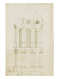Projet de transformation du choeur de la cathédrale de Bamberg Giclee Print by Herman Vischer