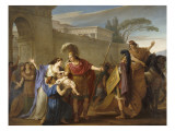 Les Adieux d'Hector et Andromaque Lámina giclée por Joseph Marie Vien Les Adieux d'Hector et Andromaque Lámina giclée por Joseph Marie Vien