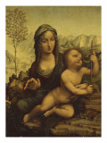 La Vierge au fuseau reproduction procédé giclée par Leonardo da Vinci 
