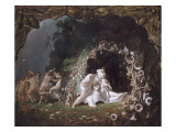 Titania dormant reproduction procédé giclée par Richard Dadd